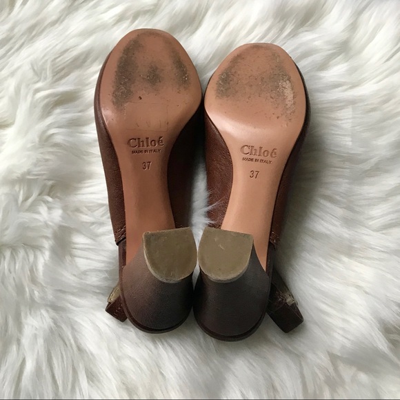 Authentic Chloe Slingback Heels - Picture 6 of 6